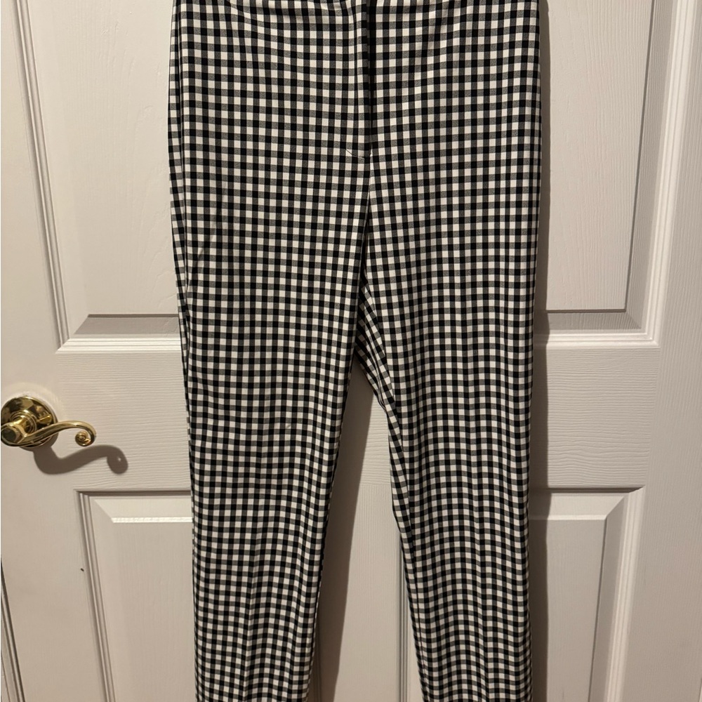 Calypso St. Barth Black and White Checkered Chinos